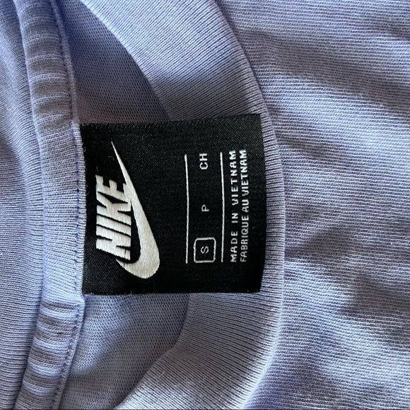 Nike Vintage Pastel Purple Crop Top - Picture 2 of 3